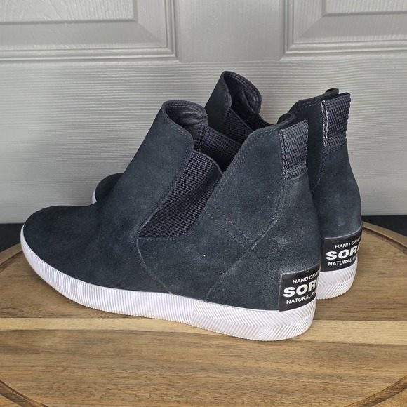 SOREL Womens Out 'N About Slip-On Hidden Wedge Waterproof Shoes Size 10.5 - Picture 4 of 11